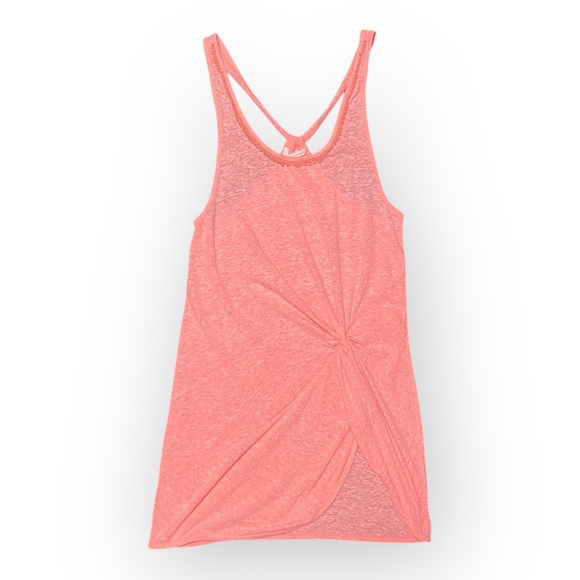 Victoria’s Secret Swim Cover-Up Dress | Heather Pink Twist Front | Size Small - Picture 1 of 6
